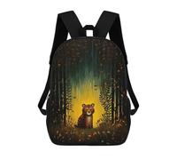 sinyumoney Sac À Dos Scolaire Pour Enfants Imprimé En 3D Little Tiger Cub Sacs À Dos, Sacs À Dos De Voyage Décontractés, Grand Sac À Dos De Jour Pour Garçons 17inch