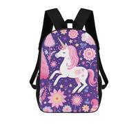 sinyumoney Sac À Dos Scolaire Pour Enfants Imprimé En 3D Magical Unicorn Fantasy, Grande Capacité, Idéal Pour Les Voyages, Les Livres Et L'école.
