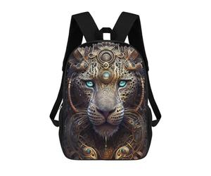 sinyumoney Sac À Dos Scolaire Pour Enfants Imprimé En 3D Mystical God Leopard Sacs À Dos, Sacs À Dos De Voyage Décontractés, Grand Sac À Dos De Jour Pour Garçons 17inch