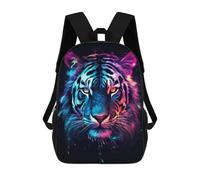 sinyumoney Sac À Dos Scolaire Pour Enfants Imprimé En 3D Neon Tiger Nebulae Sac À Dos De Sport Pour Garçons Et Filles Sac À Dos Tendance 17inch