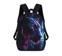 sinyumoney Sac À Dos Scolaire Pour Enfants Imprimé En 3D Panther Glowing Sac À Dos De Sport Pour Garçons Et Filles, Sac À Dos Tendance 17inch