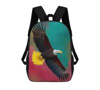 sinyumoney Sac À Dos Scolaire Pour Enfants Imprimé En 3D Rasta Bald Eagle Sacs À Dos, Sacs À Dos De Voyage Décontractés, Grand Sac À Dos De Jour Pour Garçons 17inch