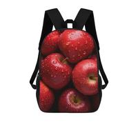sinyumoney Sac À Dos Scolaire Pour Enfants Imprimé En 3D Red Apple Sacs À Dos, Sacs À Dos De Voyage Décontractés, Grand Sac À Dos De Jour Pour Garçons 17inch