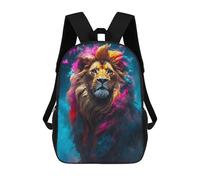sinyumoney Sac À Dos Scolaire Pour Enfants Imprimé En 3D Regal Lion Sacs À Dos, Sacs À Dos De Voyage Décontractés, Grand Sac À Dos De Jour Pour Garçons 17inch