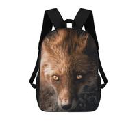 sinyumoney Sac À Dos Scolaire Pour Enfants Imprimé En 3D The Fox Eyes, Grande Capacité, Idéal Pour Les Voyages, Les Livres Et L'école.