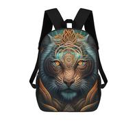 sinyumoney Sac À Dos Scolaire Pour Enfants Imprimé En 3D Tiger Mystical Beings Sacs À Dos, Sacs À Dos De Voyage Décontractés, Grand Sac À Dos De Jour Pour Garçons 17inch
