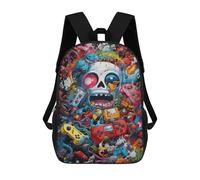 sinyumoney Sac À Dos Scolaire Pour Enfants Imprimé En 3D Vibrant Gaming Artwork, Grande Capacité, Idéal Pour Les Voyages, Les Livres Et L'école.