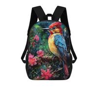 sinyumoney Sac À Dos Scolaire Pour Enfants Imprimé En 3D Woodpecker Bird Sac À Dos De Sport Pour Garçons Et Filles, Sac À Dos Tendance 17inch