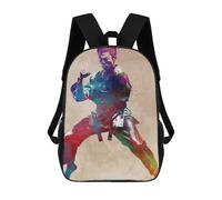 sinyumoney Sac À Dos Scolaire Pour Enfants Karate Sport Art Sac À Dos Scolaire Pour Enfants, Style Décontracté Et Tendance, Imprimé En 3D, Amusant Et Original 17inch