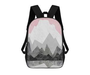 sinyumoney Sac À Dos Scolaire Pour Enfants Landscape Collage II Sac À Dos Décontracté Pour Les Voyages, Imprimé En 3D, Pour Garçons Et Filles, Grande Capacité 17inch