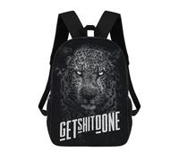 sinyumoney Sac À Dos Scolaire Pour Enfants Leopard Power Motivation Sac À Dos Scolaire Pour Enfants, Style Décontracté Et Tendance, Imprimé En 3D, Amusant Et Original 17inch