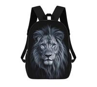 sinyumoney Sac À Dos Scolaire Pour Enfants Lion Animals Sac À Dos Scolaire Pour Enfants, Style Décontracté Et Tendance, Imprimé En 3D, Amusant Et Original 17inch