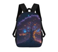 sinyumoney Sac À Dos Scolaire Pour Enfants Magical Tree Sac À Dos Scolaire Tendance Sac À Dos De Voyage Unisexe Tendance Sac À Dos 3D Cool 17inch
