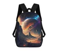 sinyumoney Sac À Dos Scolaire Pour Enfants Mars The Red Planet Sac À Dos Décontracté Pour Les Voyages, Imprimé En 3D, Pour Garçons Et Filles, Grande Capacité 17inch