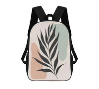 sinyumoney Sac À Dos Scolaire Pour Enfants Minimalist Floral A58 Sac À Dos Scolaire Pour Enfants, Style Décontracté Et Tendance, Imprimé En 3D, Amusant Et Original 17inch