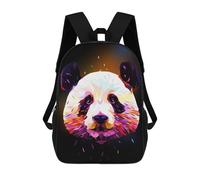 sinyumoney Sac À Dos Scolaire Pour Enfants Panda Low Poly Abstract Sac À Dos Scolaire Pour Enfants, Style Décontracté Et Tendance, Imprimé En 3D, Amusant Et Original 17inch