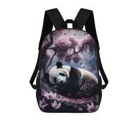 sinyumoney Sac À Dos Scolaire Pour Enfants Panda Sleeping in Cherry Sac À Dos Scolaire Pour Enfants, Style Décontracté Et Tendance, Imprimé En 3D, Amusant Et Original 17inch