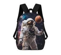 sinyumoney Sac À Dos Scolaire Pour Enfants Playing Basketball Sac À Dos Tendance Pour Adolescents, Sac À Dos Décontracté Pour Garçons Et Filles, Sac D'école Imprimé En 3D 17inch