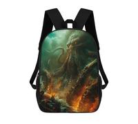 sinyumoney Sac À Dos Scolaire Pour Enfants Release The Kraken Sac À Dos Scolaire Pour Enfants, Style Décontracté Et Tendance, Imprimé En 3D, Amusant Et Original 17inch