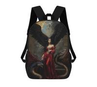 sinyumoney Sac À Dos Scolaire Pour Enfants Renaissance Lilith Sac À Dos Scolaire Pour Enfants, Style Décontracté Et Tendance, Imprimé En 3D, Amusant Et Original 17inch