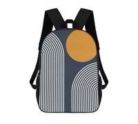 sinyumoney Sac À Dos Scolaire Pour Enfants Simplicity XX Sac À Dos Scolaire Pour Enfants, Style Décontracté Et Tendance, Imprimé En 3D, Amusant Et Original 17inch