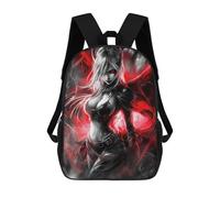 sinyumoney Sac À Dos Scolaire Pour Enfants Succubus Demon Girl Sac À Dos Décontracté Pour Les Voyages, Imprimé En 3D, Pour Garçons Et Filles, Grande Capacité 17inch