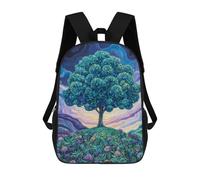 sinyumoney Sac À Dos Scolaire Pour Enfants The Crystallized Tree Sac À Dos Scolaire Pour Enfants, Style Décontracté Et Tendance, Imprimé En 3D, Amusant Et Original 17inch