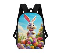sinyumoney Sac À Dos Scolaire Pour Enfants The Easter Bunny Sac À Dos Scolaire Pour Enfants, Style Décontracté Et Tendance, Imprimé En 3D, Amusant Et Original 17inch