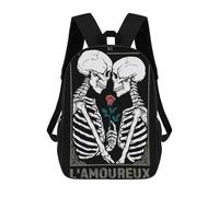 sinyumoney Sac À Dos Scolaire Pour Enfants VI The Lovers Sac À Dos Scolaire Pour Enfants, Style Décontracté Et Tendance, Imprimé En 3D, Amusant Et Original 17inch