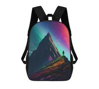 sinyumoney Sac À Dos Scolaire Pour Filles A Man Standing Unique Moun Sac À Dos Décontracté Et Léger Pour Garçons Et Filles, Idéal Pour Les Élèves Du Collège