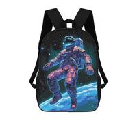 sinyumoney Sac À Dos Scolaire Pour Filles Astronaut in Universe Sac À Dos Décontracté Et Léger Pour Garçons Et Filles, Idéal Pour Les Élèves Du Collège