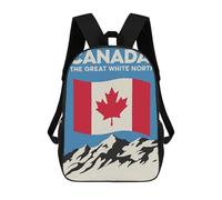sinyumoney Sac À Dos Scolaire Pour Filles Canada The Great White North Sac À Dos Décontracté Et Léger Pour Garçons Et Filles, Idéal Pour Les Élèves Du Collège