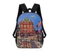 sinyumoney Sac À Dos Scolaire Pour Filles Festive Sac À Dos Décontracté Et Léger Pour Garçons Et Filles, Idéal Pour Les Élèves Du Collège