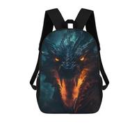 sinyumoney Sac À Dos Scolaire Pour Filles Fiery Dragon Breath Sac À Dos Décontracté Et Léger Pour Garçons Et Filles, Idéal Pour Les Élèves Du Collège