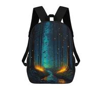 sinyumoney Sac À Dos Scolaire Pour Filles Magical Fairy Forest At Ni Sac À Dos Décontracté Et Léger Pour Garçons Et Filles, Idéal Pour Les Élèves Du Collège