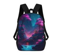 sinyumoney Sac À Dos Scolaire Pour Filles Mystical Nature 1 Sac À Dos Décontracté Et Léger Pour Garçons Et Filles, Idéal Pour Les Élèves Du Collège