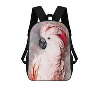 sinyumoney Sac À Dos Scolaire Pour Filles Pink Cockatoo Sac À Dos Décontracté Et Léger Pour Garçons Et Filles, Idéal Pour Les Élèves Du Collège