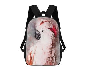 sinyumoney Sac À Dos Scolaire Pour Filles Pink Cockatoo Sac À Dos Décontracté Et Léger Pour Garçons Et Filles, Idéal Pour Les Élèves Du Collège