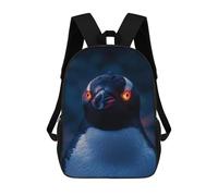 sinyumoney Sac À Dos Scolaire Pour Filles Scary Cute Penguin Fantasy Sac À Dos Décontracté Et Léger Pour Garçons Et Filles, Idéal Pour Les Élèves Du Collège