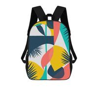 sinyumoney Sac À Dos Scolaire Pour Filles Tropical Collage 01 Sac À Dos Décontracté Et Léger Pour Garçons Et Filles, Idéal Pour Les Élèves Du Collège