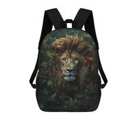 sinyumoney Sac À Dos Scolaire Pour Filles Whimsical Flowers Lion Sac À Dos Décontracté Et Léger Pour Garçons Et Filles, Idéal Pour Les Élèves Du Collège