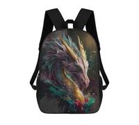 sinyumoney Sac À Dos Scolaire Rainbow Dragon Sac À Livres Pour Garçons Et Filles, Sac D'école, Sac Pour Étudiants, Sac De Voyage D'affaires, Sac De Travail 17inch