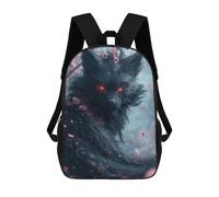 sinyumoney Sac À Dos Scolaire The Demon Kitsune Fox Sac À Livres Pour Garçons Et Filles, Sac D'école, Sac Pour Étudiants, Sac De Voyage D'affaires, Sac De Travail 17inch