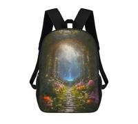 sinyumoney Sac À Dos Scolaire The Hidden Waterfall Sac À Livres Pour Garçons Et Filles, Sac D'école, Sac Pour Étudiants, Sac De Voyage D'affaires, Sac De Travail 17inch