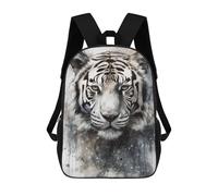 sinyumoney Sac À Dos Scolaire Tiger Beauty Black Ink Sac À Livres Pour Garçons Et Filles, Sac D'école, Sac Pour Étudiants, Sac De Voyage D'affaires, Sac De Travail 17inch