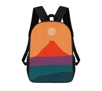 sinyumoney Sac À Dos Scolaire Watercolor Landscape 10 Sac À Dos Scolaire Enfant Imprimé En 3D, Sac De Voyage Tendance, Sac D'école Garçon 17inch