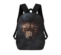 sinyumoney Sac À Dos Scolaire Wild Cheetah Halloween Sac À Dos Scolaire Enfant Imprimé En 3D, Sac De Voyage Tendance, Sac D'école Garçon 17inch