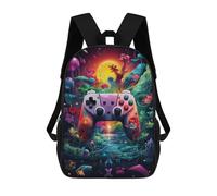 sinyumoney Sac D'école Imprimé En 3D Fantasy Game Controller Artwork -6 Sac À Dos Enfant, Sac À Livres Mignon, Imperméable, Mode Et Décontracté 17inch