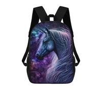 sinyumoney Sac D'école Imprimé En 3D Galactic Unicorn Fantasy Art Print -6 Sac À Dos Enfant, Sac À Livres Mignon, Imperméable, Mode Et Décontracté 17inch