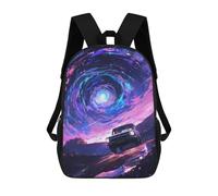 sinyumoney Sac D'école Imprimé En 3D Into The Vortex Sac À Dos Enfant, Sac À Livres Mignon, Imperméable, Mode Et Décontracté 17inch